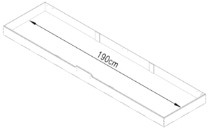 Transportkoffer Bausatz Universal (Verlängerung 190cm)